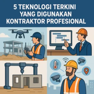 5 Teknologi Terkini yang Digunakan Kontraktor Profesional