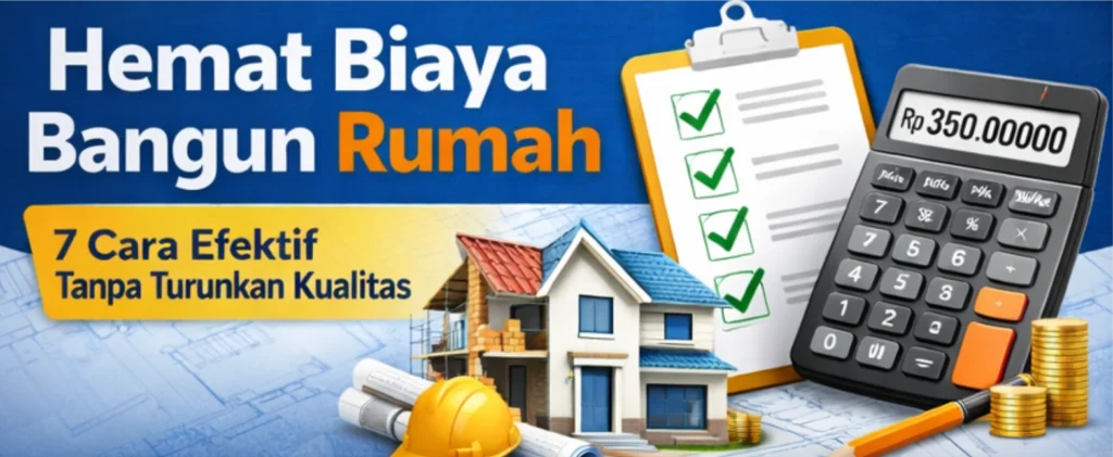 Cara menghemat Biaya Bangun Rumah tanpa mengurangi kualitas konstruksi