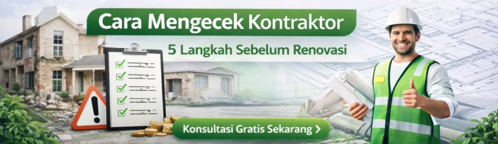 Cara Mengecek Kontraktor profesional sebelum memulai renovasi rumah
