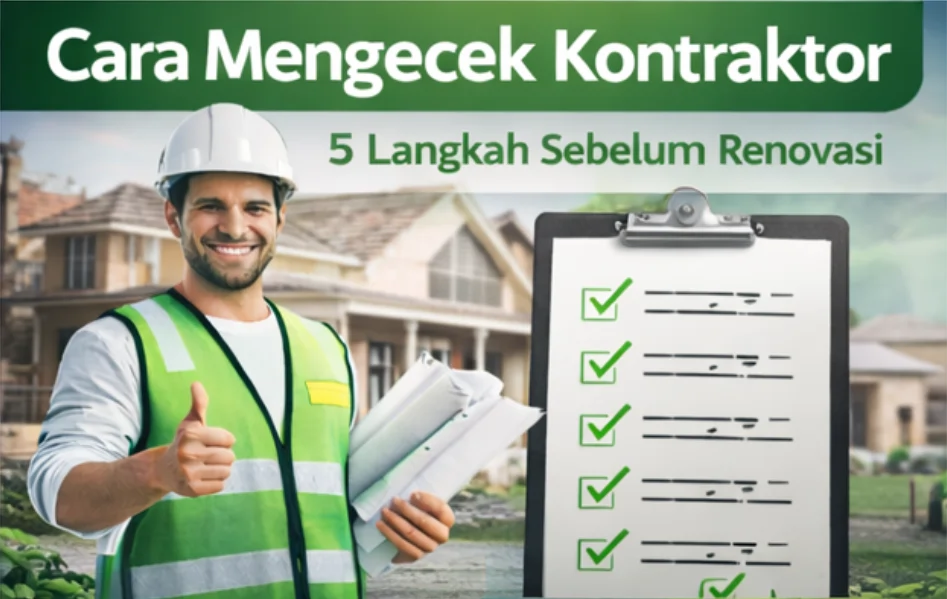 Cara Mengecek Kontraktor profesional sebelum memulai renovasi rumah