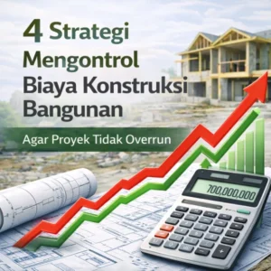 Strategi mengontrol biaya konstruksi bangunan agar proyek tidak overrun dan anggaran tetap terkendali