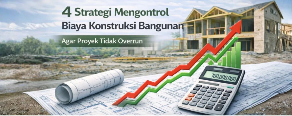 Strategi mengontrol biaya konstruksi bangunan agar proyek tidak overrun dan anggaran tetap terkendali