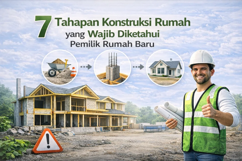 Tahapan konstruksi rumah untuk mencegah Masalah Struktur sejak awal pembangunan
