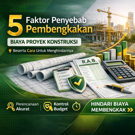 Faktor penyebab pembengkakan biaya proyek konstruksi beserta solusi penanganannya