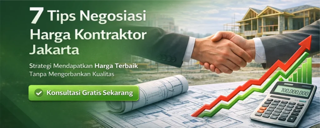 Tips negosiasi harga kontraktor Jakarta agar mendapatkan penawaran terbaik dan transparan

