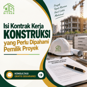 Isi kontrak kerja konstruksi untuk pemilik proyek