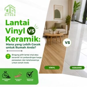 Lantai Vinyl vs Keramik Mana yang Lebih cocok untuk Rumah Anda