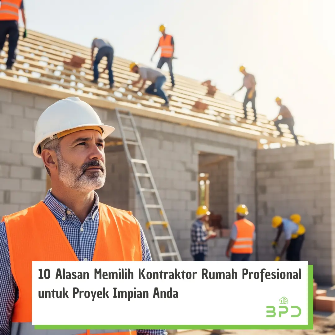 10 Alasan Memilih Kontraktor Rumah Bangunan Profesional untuk Proyek Impian Anda